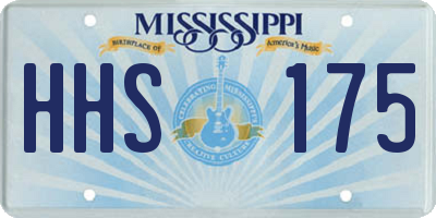 MS license plate HHS175