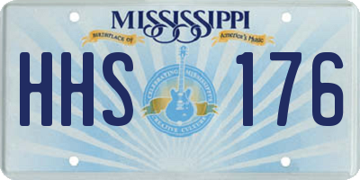 MS license plate HHS176
