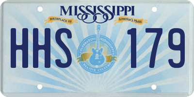 MS license plate HHS179