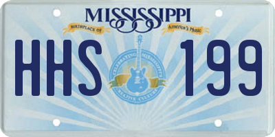 MS license plate HHS199