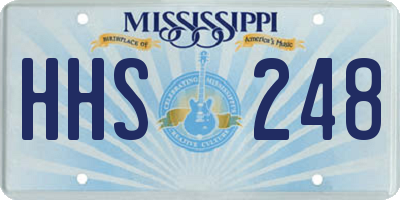 MS license plate HHS248