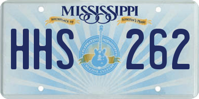 MS license plate HHS262