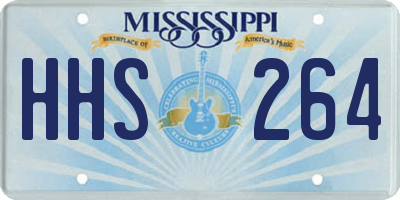 MS license plate HHS264