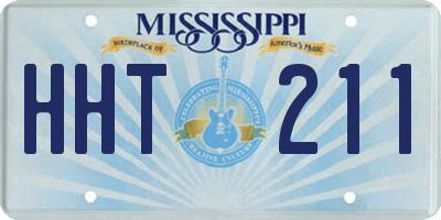 MS license plate HHT211