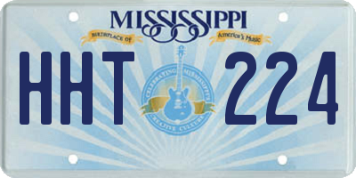 MS license plate HHT224