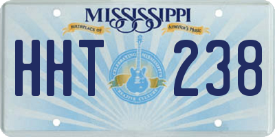 MS license plate HHT238