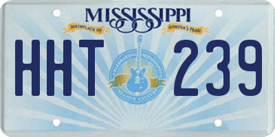 MS license plate HHT239