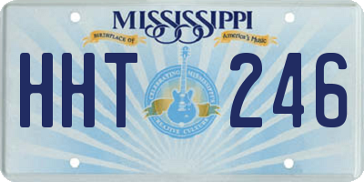 MS license plate HHT246