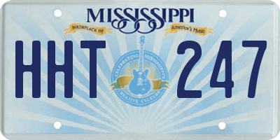 MS license plate HHT247