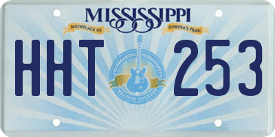 MS license plate HHT253
