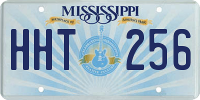 MS license plate HHT256