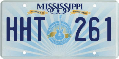MS license plate HHT261