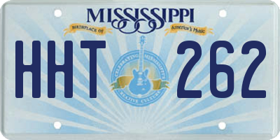 MS license plate HHT262