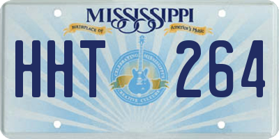 MS license plate HHT264