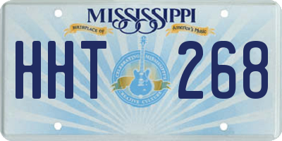 MS license plate HHT268