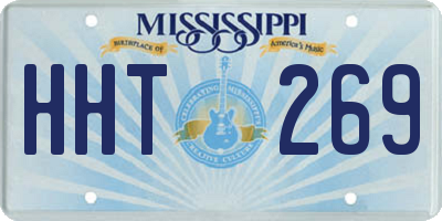MS license plate HHT269