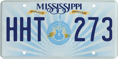 MS license plate HHT273