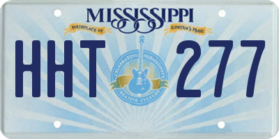 MS license plate HHT277