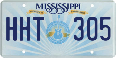 MS license plate HHT305