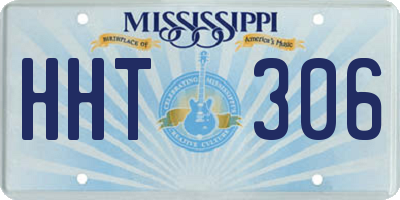 MS license plate HHT306