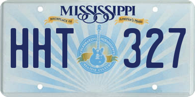 MS license plate HHT327