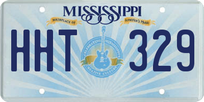 MS license plate HHT329