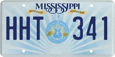 MS license plate HHT341