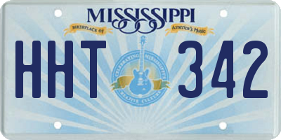 MS license plate HHT342