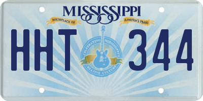 MS license plate HHT344