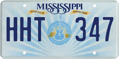 MS license plate HHT347