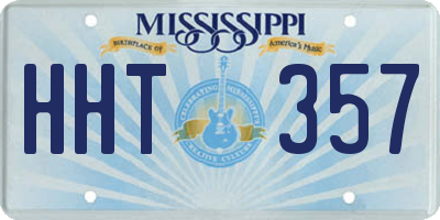 MS license plate HHT357