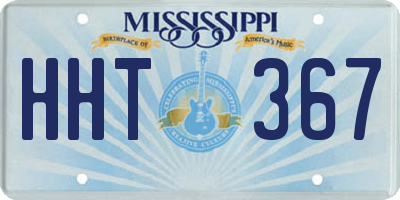 MS license plate HHT367
