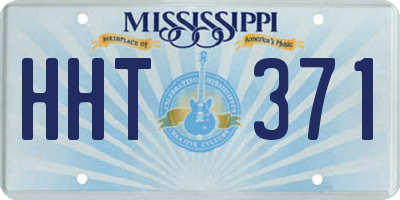 MS license plate HHT371