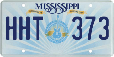 MS license plate HHT373