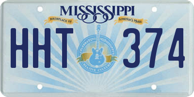 MS license plate HHT374