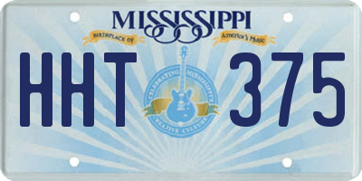 MS license plate HHT375