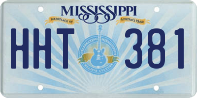 MS license plate HHT381