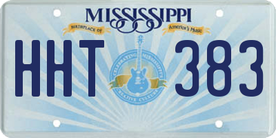 MS license plate HHT383