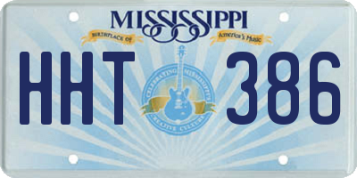 MS license plate HHT386