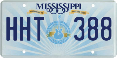 MS license plate HHT388