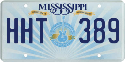MS license plate HHT389