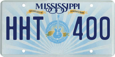MS license plate HHT400