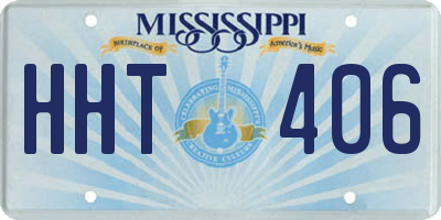 MS license plate HHT406