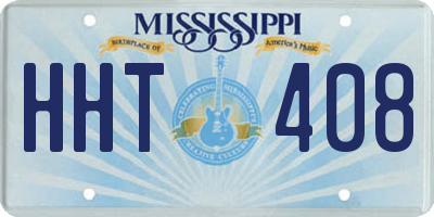 MS license plate HHT408