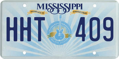 MS license plate HHT409