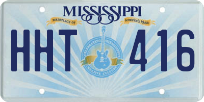 MS license plate HHT416