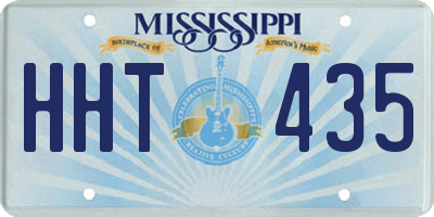 MS license plate HHT435