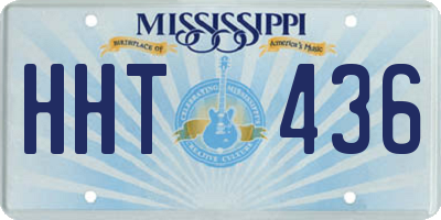 MS license plate HHT436