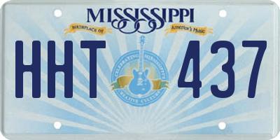 MS license plate HHT437
