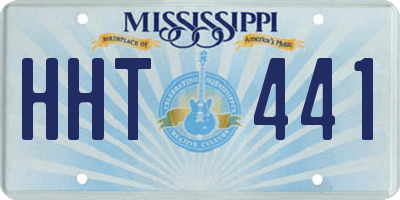 MS license plate HHT441
